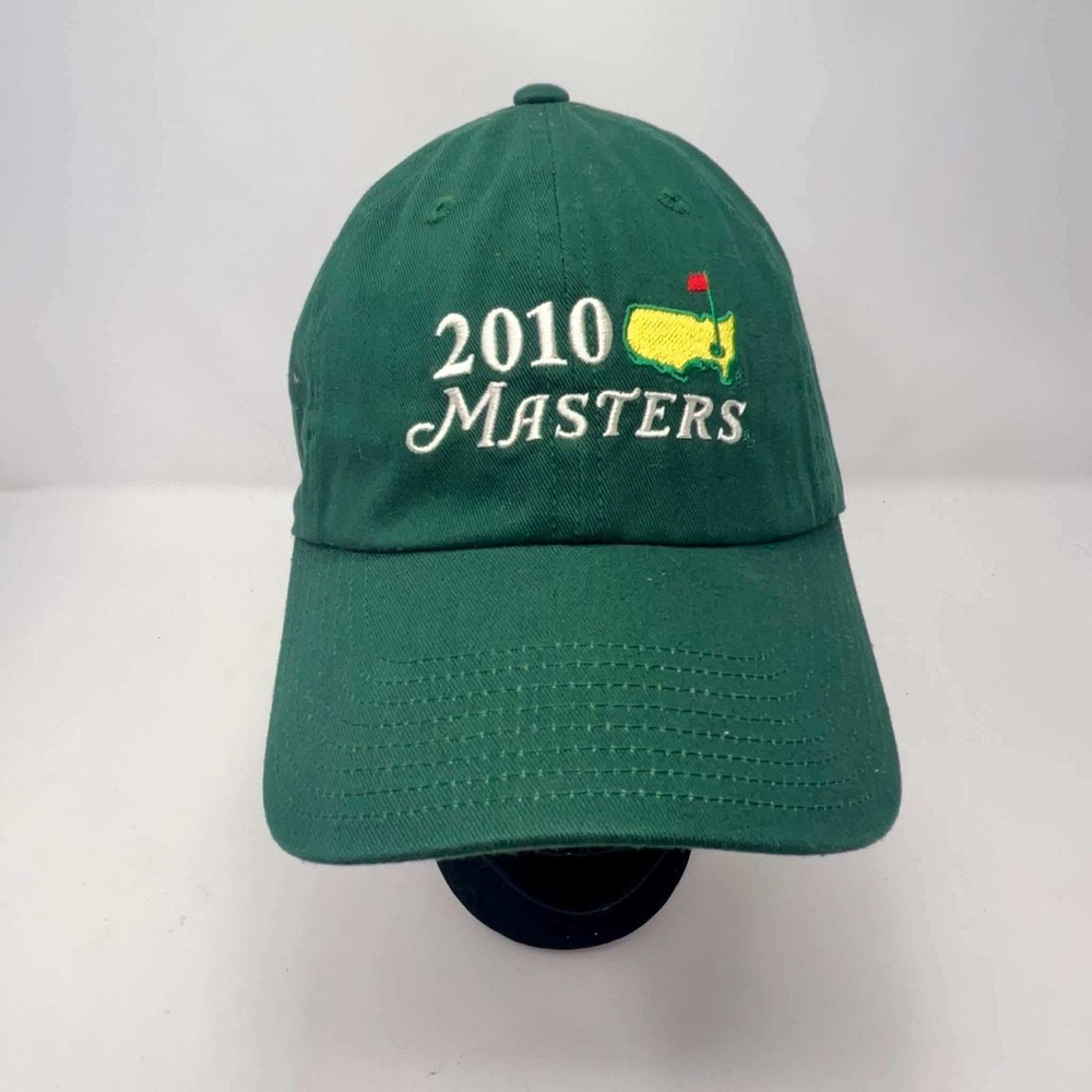 2010 Masters Golf Hat Green Embroidered OSFA Augusta National American Needle
